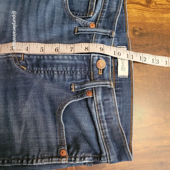 Madewell Jeans 26 Skinny 10" High Rise Danny Wash Tummy Control Stretch Denim - Picture 9 of 11